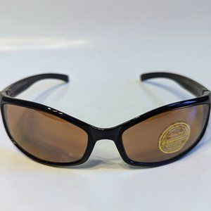 NWT True Vintage 90's Plastic Rectangle Style Sporty Sunglasses (S.Black)